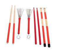 JOINPAYA Complete Drum Stick Set Nylon Drumsticks Drumsticks Brushes Drum Stick Bag Percussion Accessories for Beginners Students Drummers