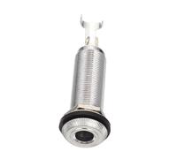 JOINPAYA Copper Barrel Jack Socket Silver Audio Metal Socket for Electric Guitar and Bass with High Sensitivity and Compact Design, Replacement Part for Acoustic Guitar and Bass