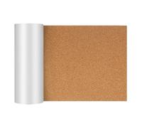 JOINPAYA Cork Board Roll with Gentle Functionality and Repeated Pinning 23.6x11.8in Self-Adhesive Beige Cork Mat for Wall Decoration, School, Office, and DIY Craft Projects
