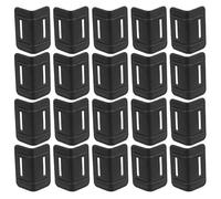 JOINPAYA Corner Protectors Binding Goods 100pcs for Shipping L-shaped and, Black Pp Material Transport Corner Guard with Efficient Reusable Packaging Edge