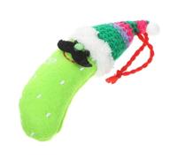 JOINPAYA Creative Cartoon Fabric Banana Pendant Hanging Ornament with Hat Accessory, Multi-purpose Anti-lost Cute Home Decoration for Kitchen or Living Room