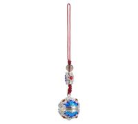 JOINPAYA Creative Chinese Style Ball-shaped Phone Pendant Accessory Made of Cast Copper Mine Loader Silver with Anti-lost and Organizing Keys Features, for Hanging Ornaments and DIY Phone