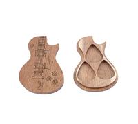JOINPAYA Creative Design Plastic Pick Storage Box for Guitar Picks with Smooth Polished Surface, Compact Size for Guitarists at Music Parties and School