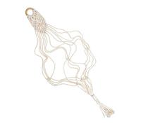 JOINPAYA Creative Macrame Ukulele Hanger Wall-mounted Guitar Holder Elegant Decorative Storage for Acoustic and Electric Instruments Cotton Design for Home Decor