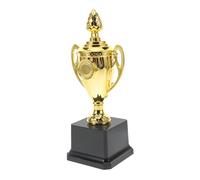 JOINPAYA Creative Student Award Trophy with Playing Statue Design Plastic Trophy for School Competitions Party Props Graduation Prizes and Sports Events