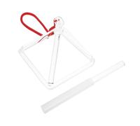 JOINPAYA Crystal Singing Pyramid with Percussion Stick for Sound Therapy Meditation and Yoga Harmonious Tone Stable Vibration Artistic Design for Relaxation and Home Decor