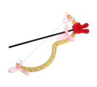 JOINPAYA Cupid Mini Bow and Arrow Set with Red Victory Gold Bow Prop, Creative Hand Gesture Design for Valentine'S Day Costume and Cosplay Accessories