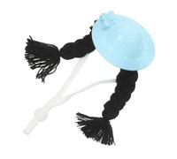 JOINPAYA Cute Mini Braid Shape Knitted Hat for Small Animals Strap Pet Costume for Guinea Pig Hamster More Adorable Holiday Party Accessory for Enhanced Cuteness