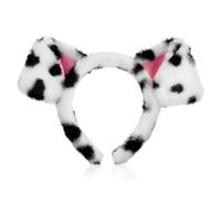 JOINPAYA Dalmatian Headband for Adults Playful Dalmatian Ears, Fabric Material, Versatile Use and Stays Put, for Costumes and Themed Parties, Fun Headbands for Skincare and Fashion
