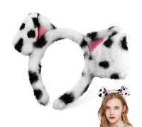 JOINPAYA Dalmatian Headband Plush Fabric with Playful Dalmatian Ears, Stays Put and Versatile Use for Costumes and Themed Parties, Endearing and Appealing Fashion Accessory