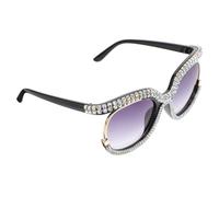 JOINPAYA Diamond-Studded Colored Sunglasses Protection Driving Classic Outdoor Fashionable for Street Style and Magazine Photo Shoot