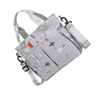 JOINPAYA Diaper Bag and Shoulder Strap Organizer with Multi-layer Partition Waterproof Nursery Stroller Bag Large Capacity Sturdy Nylon Material for Bringing A and Commuting