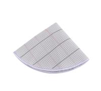 JOINPAYA DIY Carpet Embroidery Base Cloth 50x50cm White Round Canvas for Cushion Making, Multi-Purpose Needlepoint Fabric for Creative Rug and Cushion Craft Projects