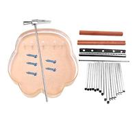 JOINPAYA DIY Kalimba Finger Piano 17 Key Thumb Piano Kit with Acrylic and Metal Accessories Portable Easy to Learn Tune and Play for Boys and Girls and Beginners