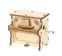 JOINPAYA DIY Wooden Puzzle Piano Music Box for Educational Manual Assembly Creative Musical Model Gift for Intellectual Development and Birthday Celebration