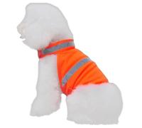 JOINPAYA Dog Reflective Safety Vest for Exercise Time, Breathable Polyester High Visibility Adjustable Orange Pet Vest to Increase Your Dog's Visibility and Comfort