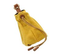 JOINPAYA Dog Treat Pouch Training Snack Waist Bag Drawstring Closure Canvas PET Food Storage Holder for Dogs (Yellow)