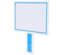 JOINPAYA Double-Sided Handheld Whiteboard 20x25cm PVC Dry Erase Scoreboard Erasable Paddle for Auctions, Airport Signs, and Presentation Use
