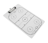 JOINPAYA Double-sided Hockey Coaching Clipboard Dry Erase Board for Basketball Soccer Football Volleyball Quick Erase Tactical Whiteboard for Coaches Versatile Team Sports Strategy Planning