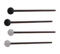 JOINPAYA Drum Mallets Practical and Convenient to Hold 2 Pairs Rubber and Wood Percussion Sticks for Tongue Drum and Marimba Suitable for Beginners and Professionals for Beginners and Professionals
