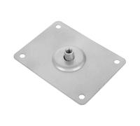 JOINPAYA Drum Mounting Plate Metal D-bracket Snare Drum Pad Support Flat Mounting Hardware Practice Pad Accessories Silver