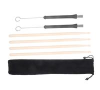JOINPAYA Drumsticks Replacement Maple Wooden Drum Sticks Silent Tips for Jazz Drum Stick Accessories