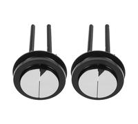 JOINPAYA Dual Flush Toilet Button Replacement Random Color 2pcs with Swivel Length Adjustable Silver Finish for Water Tank for Bathroom Toilet Repair