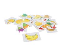 JOINPAYA Early Educational Fruit and Vegetable Puzzle Cards for Cognitive Matching Game for Hand Eye Coordination and Learning Development Suitable for Boys