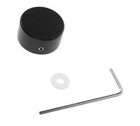 JOINPAYA Effect Pedal Cap Black Metal Topper for Guitar Effects Pedals for Footswitch and Nail Tops Replacement Guitar Accessory and Connector Use