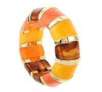 JOINPAYA Elastic Acrylic Bangles for Women with Irregular Geometric Design, Lightweight and Easy Wear, Modern Minimalist Stretch Bracelet for Mother's Day Present