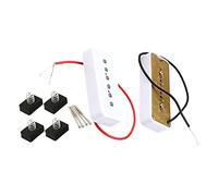 JOINPAYA Electric Guitar Pickup Set White Bridge Pickup Replacement for Musical Instruments Guitar Accessories and Parts Compatible