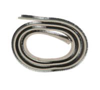 JOINPAYA Embroidery Frame Strip Gripper Strip Replacement Blue Stainless Steel and Artificial Leather for Rug Punch and Punch Needle