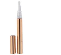 JOINPAYA Empty Nail Polish Pen with Brush Tip 5Pcs 3Ml Gold Cosmetic Applicators for Travel Refillable Lip Gloss and Eyelash Liquid