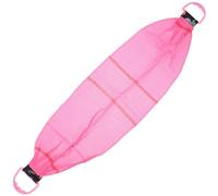 JOINPAYA Exfoliating Back Scrubber Towel with Extra Coarse 500d Grit for Deep Body Cleansing, Long Pink Bath Washing Cloth with Dual-side Scrubbing, Suitable for Shower and Spa Use