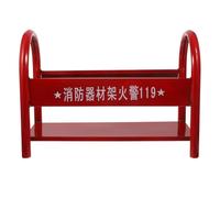 JOINPAYA Fire Extinguisher Holder Floor Bracket Thickened Iron Base, Multifunctional Fire Extinguisher Organizer Rack for 2-4 Kg Firefighting Equipment in Safety Setup, Pack of 2