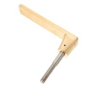 JOINPAYA Fireplace Door Handle Replacement, Universal Metal Oven Handle for Wood Stove and Boiler, Heat-Resistant Stove and Coal Furnace Grip 4.1x3.1x0.8 Inches