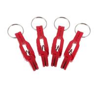 JOINPAYA Fishing Tool Release Clip and Precise Sinking Speed Control with Quick Assembly 4pcs for Line Straightener Red Abs Holder Release Clip Suitable for Ocean and Freshwater Fishing