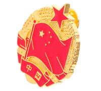 JOINPAYA Five-star Red Flag Brooch Pins for Memorial Day Badge Pins Brooch for Hat Clothes Backpack Lapel