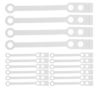 JOINPAYA Flexible Rubber Perm Rods for Home DIY Use and Salon Shop Does Not Damage Hair Hair Rollers Fine Workmanship 1 Bag of White Curling Rods for Women