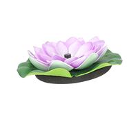 JOINPAYA Floating Solar Fountain Purple 17cm Lotus-style Pump for Outdoor Landscaping and Garden Water Pools