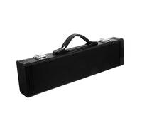 JOINPAYA Flute Fall Box Portable Padded Storage Box Pu Leather Carrying Case for School Musician