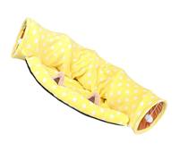 JOINPAYA Foldable Flannel Cat Tube and Rabbit Tunnel Bed for Indoor and Outdoor Use, Comfortable Sleeping Bed for Bunnies and Cats, Small Pet Tunnel Toy