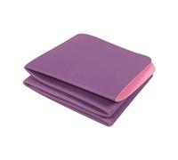 JOINPAYA Foldable Tpe Travel Yoga Mat Non-slip Lightweight Exercise Mat for Outdoor Fitness Stretching Office Breaks Compact Portable Cushion with Easy-clean Surface