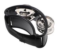 JOINPAYA Foot Tambourine Percussion Instrument with Metal Jingle Bells Durable Strap for Comfortable Fit for Acoustic and Jam Sessions Compact