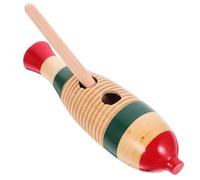 JOINPAYA Frog Croaker Teaching Aid Guiro Percussion Instrument for Percussion Instruments for ' Colorful Wood