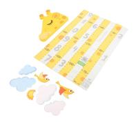 JOINPAYA Giraffe Height Sticker Boys and Girls Growth Chart Self-Adhesive Wall Decal for Nursery Measuring and Recording Boys and Girls Height Progress