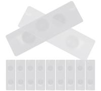 JOINPAYA Glass Microscope Slides Glass Slides Double Concave 50 Pcs Sturdy and Practical and Observing for Aquatic Specimens for Laboratory Use