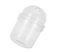 JOINPAYA Glass Terrarium Jar 14.5x8.8x8.8cm Hydroponic Plant Eco Bottle with Air Hole for Succulent Plants and Betta Fish, Mimics Mini Greenhouse for Desktop Garden Décor