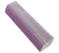 JOINPAYA Glitter Rhinestone Microphone Decorative Sleeve Protective Cover for Wireless Mic Secure Grip Bling Handle Protector for Singers Karaoke Stage Party Events Gradient Purple