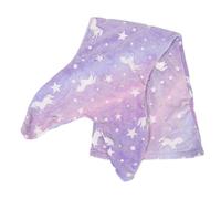 JOINPAYA Glow Dark Luminous Mermaid Tail Blanket for Soft Plush Wearable with Unicorn Pattern Lightweight Travel Throw for Machine Washable